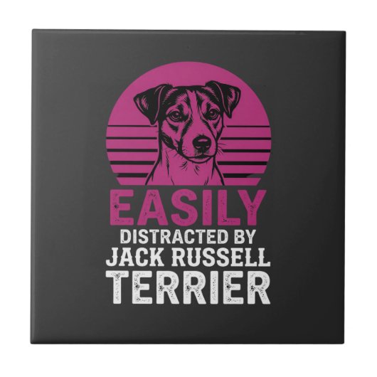 Carreau Facilement Distrait Par Jack Russell Terrier (Devant)