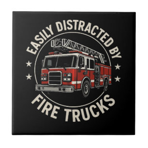 Carreau Facilement Distrait Par Les Camions De Pompiers