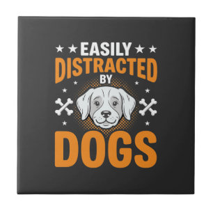 Carreau Facilement Distrait Par Les Chiens