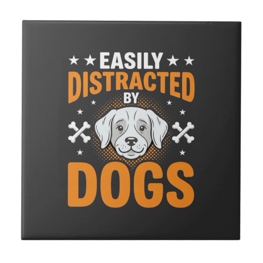 Carreau Facilement Distrait Par Les Chiens (Devant)