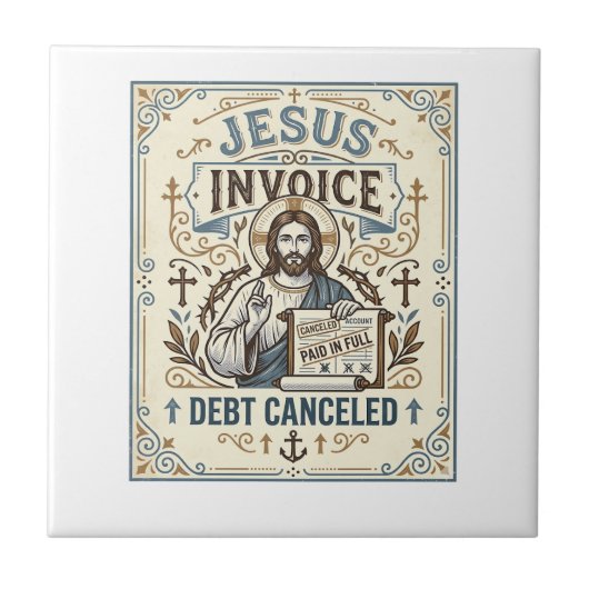 Carreau Facture Jésus Dette Annulée Facture Jésus Dette Pe (Devant)