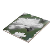 Carreau Fade to Green, blanc rose collage numérique (Côté)