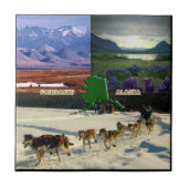 Carreau Fairbanks, Alaska Collage (Devant)