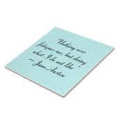 Carreau Faire Ce Que Je N'Aime Pas Citation De Jane Austen (Côté)