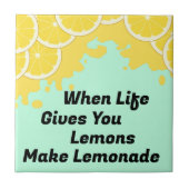 Carreau Faire de la céramique Lemonade (Devant)