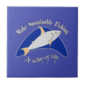 Carreau Faire de la pêche durable un mode de vie (Devant)