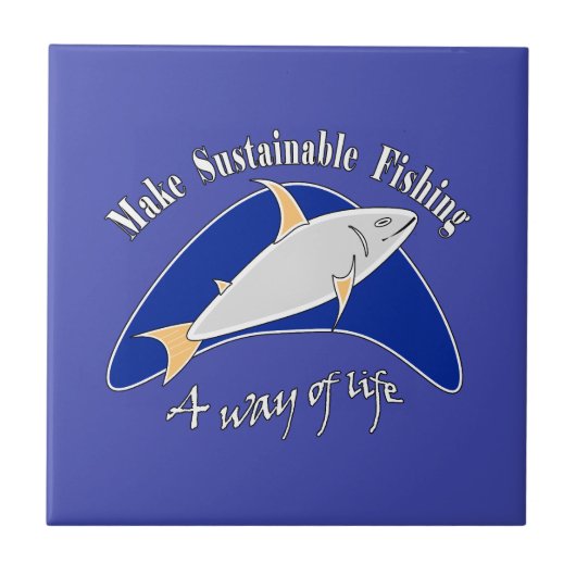 Carreau Faire de la pêche durable un mode de vie (Devant)