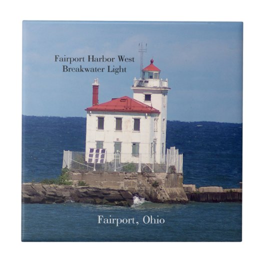 Carreau Fairport Harbour West Breakwater Light tile (Devant)