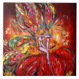 CARREAU FAIRY EN ROUGE