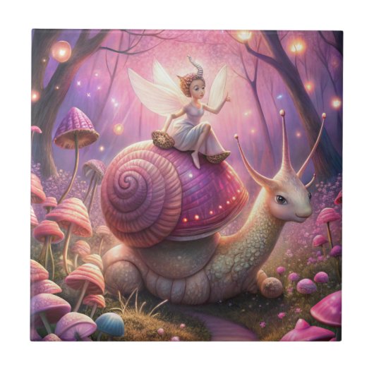 Carreau Fairy Garden Snail (Devant)
