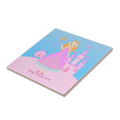 Carreau Fairytale Princess à Pink Birthaday (Côté)