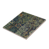 Carreau Faisan d'arbre boisé William Morris (Côté)