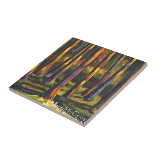 Carreau Fait dans l'illustration du Montana sur des tuiles (Côté)