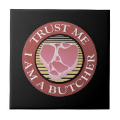 Carreau Faites-moi confiance, je suis un T-bone du boucher (Devant)