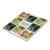 Carreau Faites votre propre collage photo et texte (Côté)