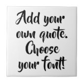 Carreau Faites votre propre devis personnalisé (Devant)