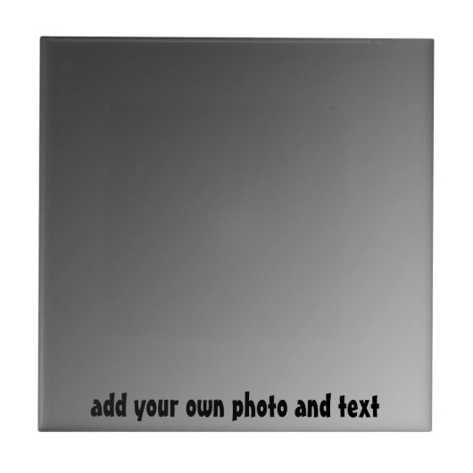 Carreau Faites votre propre photo faite sur commande (Devant)