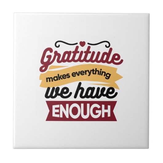Carreau Faith and Gratitude Artwork – Uplifting Christian  (Devant)