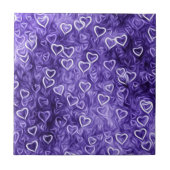 Carreau Falling Hearts - Purple (Devant)