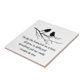 Carreau Famille comme des branches sur un arbre Dire avec  (Côté)