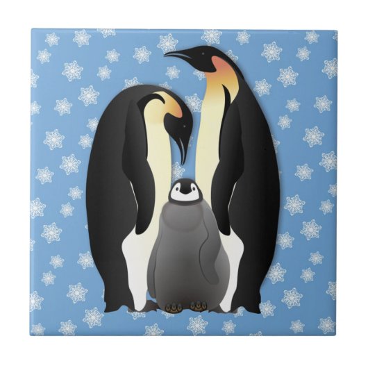 Carreau famille des pingouins (Devant)