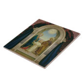 Carreau Famille sainte, 1898 (tempera sur le panneau) (Côté)