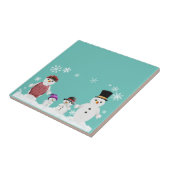 Carreau famille snowman (Côté)