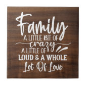 Carreau Famille Un Petit Peu De Carrelage Crazy En Céramiq (Devant)