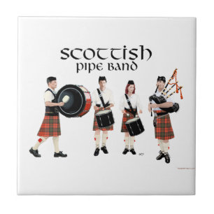 Carreau Fanfare Écossaise - Kilts Rouges