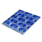 CARREAU FANS ART DÉCO BLEU (Côté)