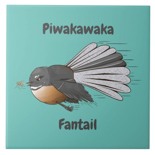 Carreau Fantail Piwakawaka (Devant)