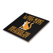 Carreau Fantastique chats et broyer le T-shirt Patriarcat (Côté)