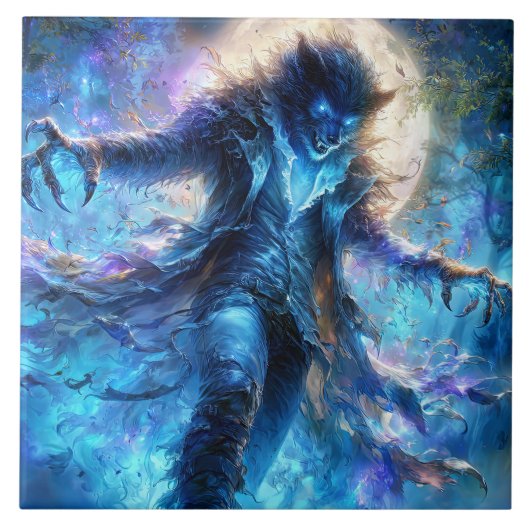 Carreau Fantasy Wolf  World (Devant)