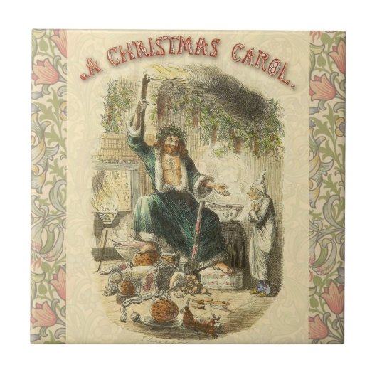 Carreau Fantôme de Noël Présent Scrooge (Devant)