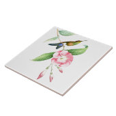 Carreau Faune florale d'animaux de fleurs d'oiseaux de (Côté)