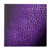 Carreau Faux Deep Royal Purple cuir - Design Solide (Devant)