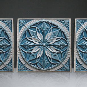 Carreau Faux relief floral carrelage marocain accent de dé
