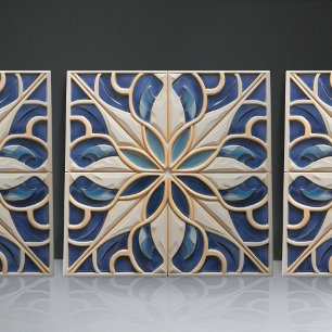 Carreau Faux relief floral carrelage marocain accent de dé