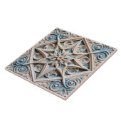Carreau Faux Relief Floral Carrelage marocain Accueil Déco (Côté)