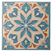 Carreau Faux Relief Floral Carrelage marocain Accueil Déco (Devant)