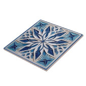 Carreau Faux Relief Floral Carrelage marocain Accueil Déco (Côté)