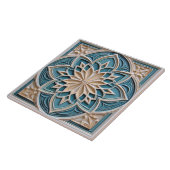 Carreau Faux Relief Floral Carrelage marocain Accueil Déco (Côté)