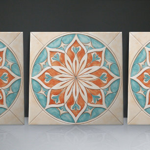 Carreau Faux Relief Floral Carrelage marocain Accueil Déco