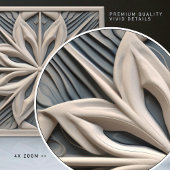 Carreau Faux Relief Floral Carrelage marocain Accueil Déco