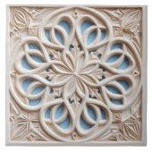 Carreau Faux Relief Floral Carrelage marocain Accueil Déco (Devant)
