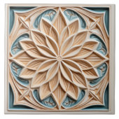 Carreau Faux Relief Floral Carrelage marocain Accueil Déco (Devant)