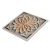 Carreau Faux Relief Floral Carrelage marocain Accueil Déco (Côté)