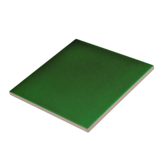 Carreau Faux vert foncé ombragé Crackle Repro Victorian (Côté)