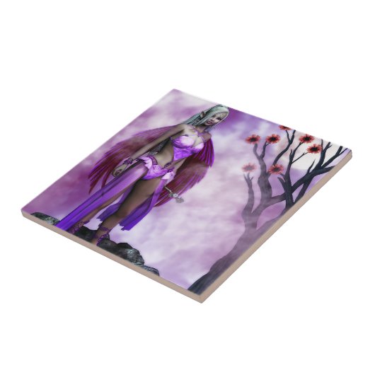 Carreau Fée à fleurs twilight (Côté)