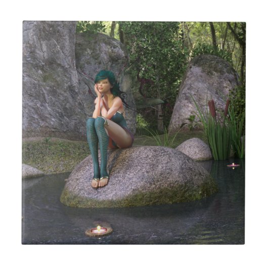 Carreau Fée à l'étang enchanté (Devant)